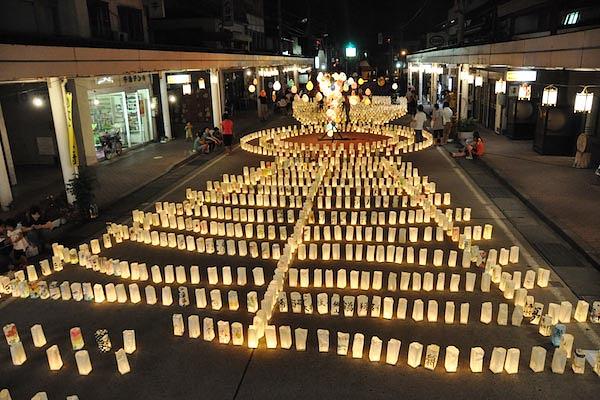 Iiyama Lantern Festival on Buddhist Altar Street